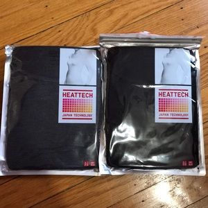 Black and dark gray heattech shirts